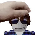 Petfriken Sticker: Hand Puts Towel on Head