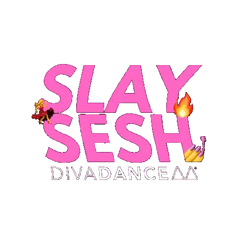 Slay Sesh Divadance Logo Animated Sticker