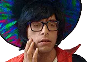 Brandon Rogers in Hat and Glasses