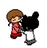 Lady Gaga Abracadabra Pixel Art Hug