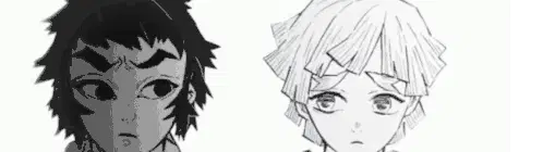 Syatengsema Anime Face Intense Look
