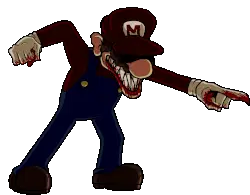 Itsa Me Down: Sad Mario Sticker