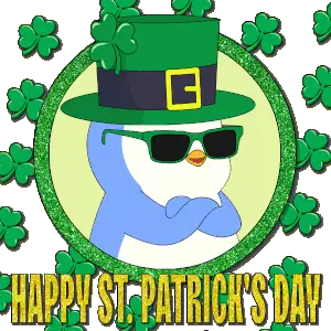 St Patricks Day Leprechaun Sticker
