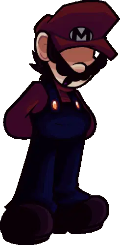 FNF Antiverse Mario EXE Plumber Sticker