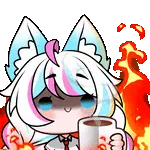 Anime Fox Girl: It's Fine, Everything Is Fine Meme