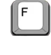 Press F For Respect Keyboard Key Sticker