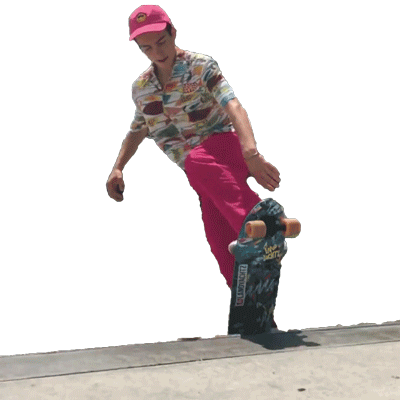 Roy Purdy Skateboard Trick