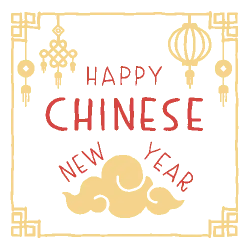 Happy Chinese New Year Chinese New Year Celebration Sticker