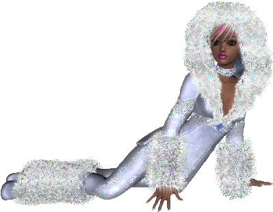 Hóangyal Glittery Fur Coat