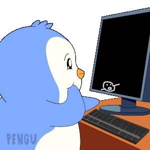 Gork Penguin Sticker