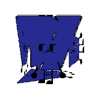 Animated Viacom Cube Abstract Logo Sticker