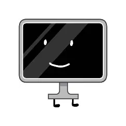 Happy Spinning BFB TV Monitors Sticker