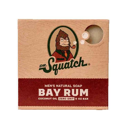 Dr. Squatch Bay Rum Natural Soap Box