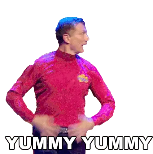 Yummy Yummy Simon Wiggle - The Wiggles Sticker